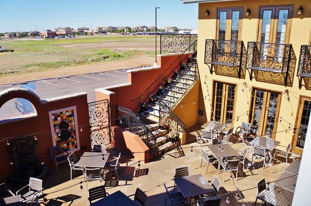 Albarran's open-air patio
