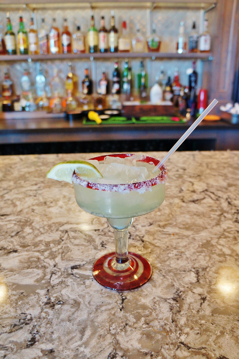 House margarita at Albarran's Mexican Bar & Grill