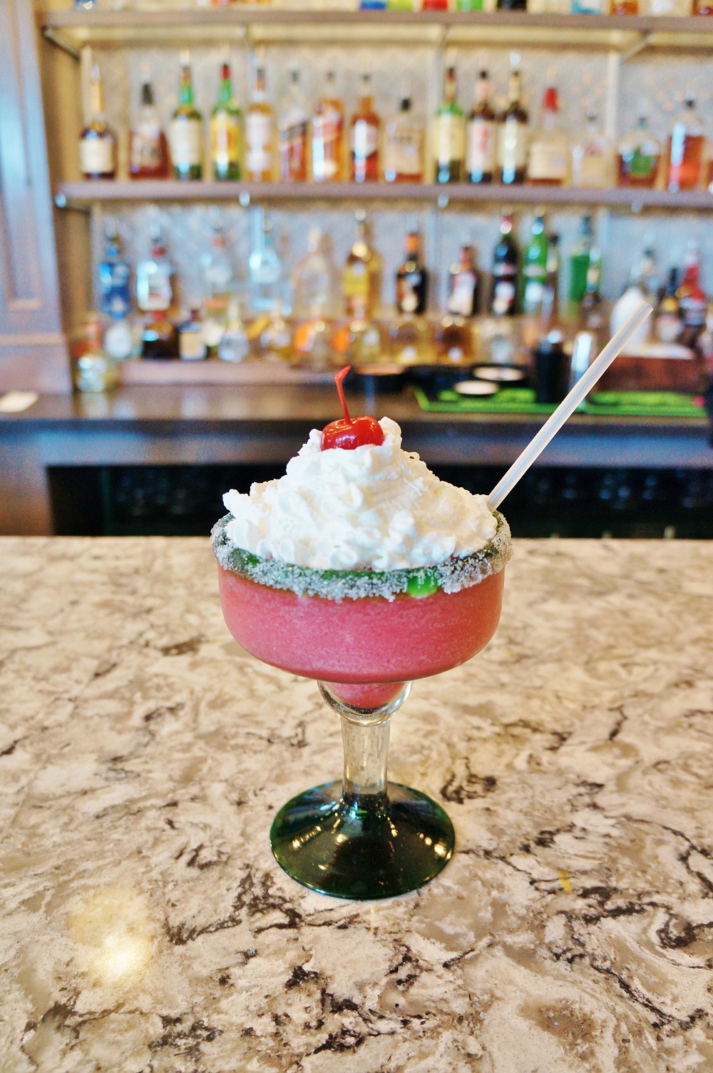 Strawberry daiquiri at Albarran's